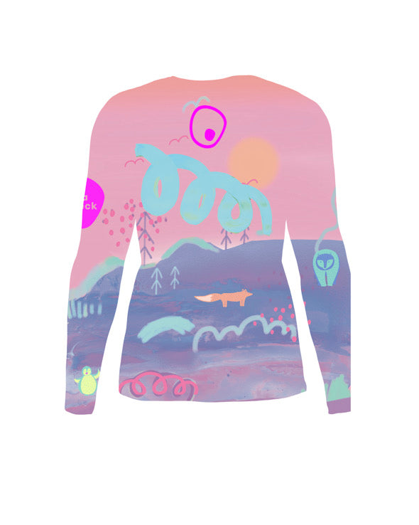 Dětské hřejivé funkční triko - růžové