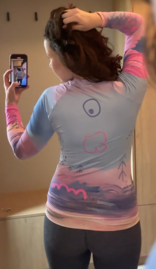 Funkční triko zimní, UPF 1000 - růžové