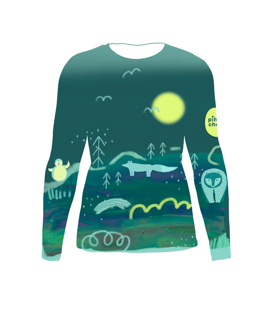 Dětské hřejivé funkční triko - zelené