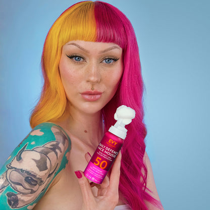 EVY Daily Defence Face Mousse Cancer Awareness SPF 50 (75ml)