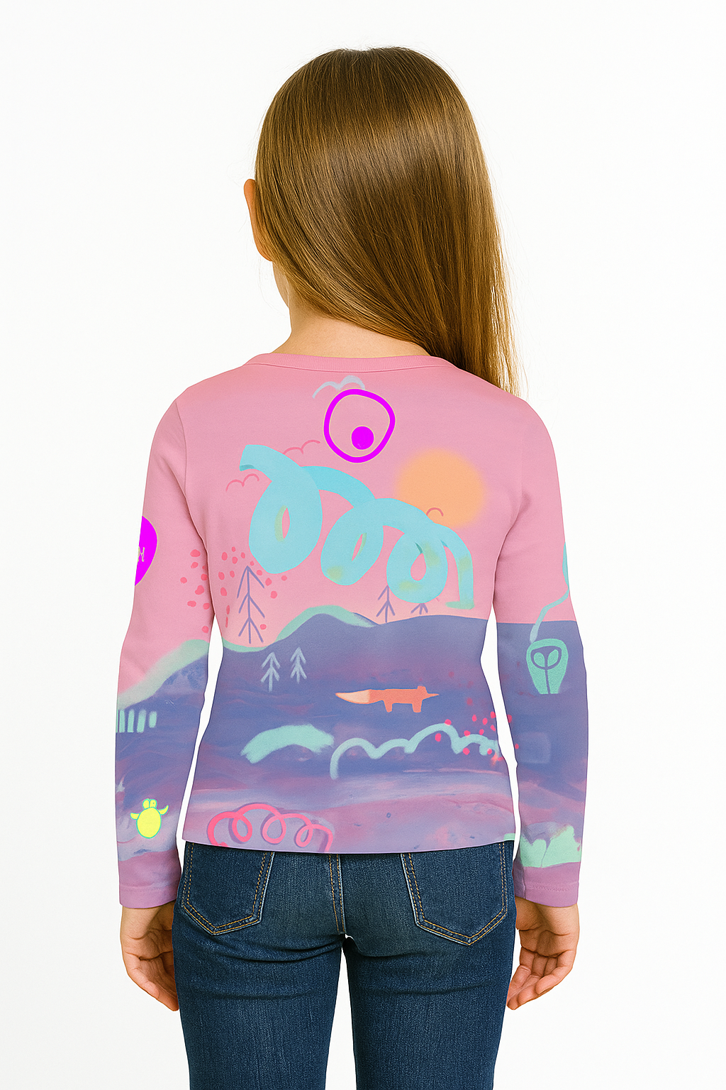 Dětské hřejivé funkční triko - růžové