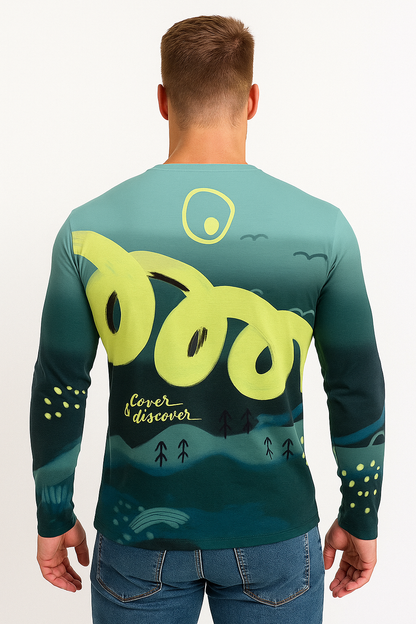 Hřejivé funkční triko - zelené