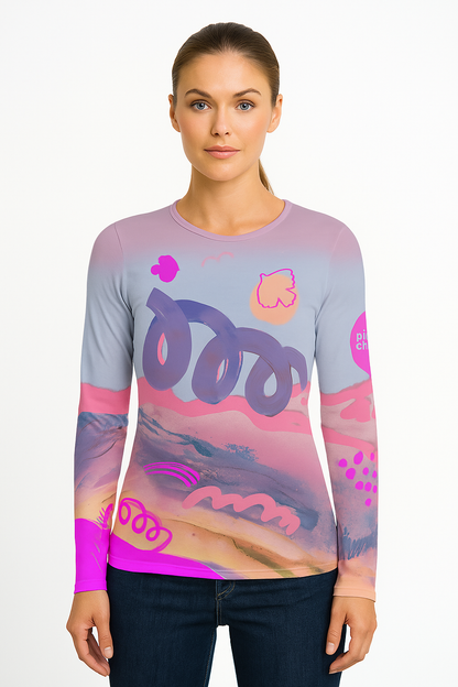 Hřejivé funkční triko - růžové