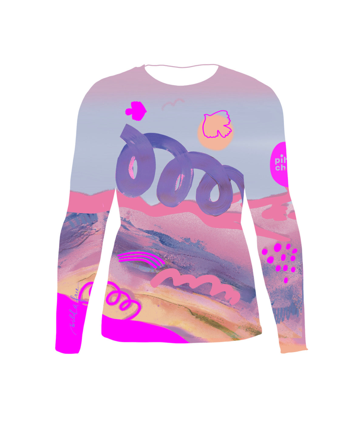 Hřejivé funkční triko - růžové