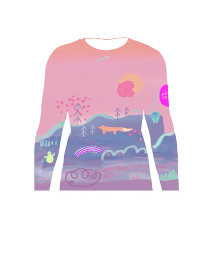 Dětské hřejivé funkční triko - růžové