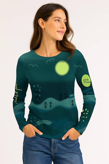 Hřejivé funkční triko - zelené