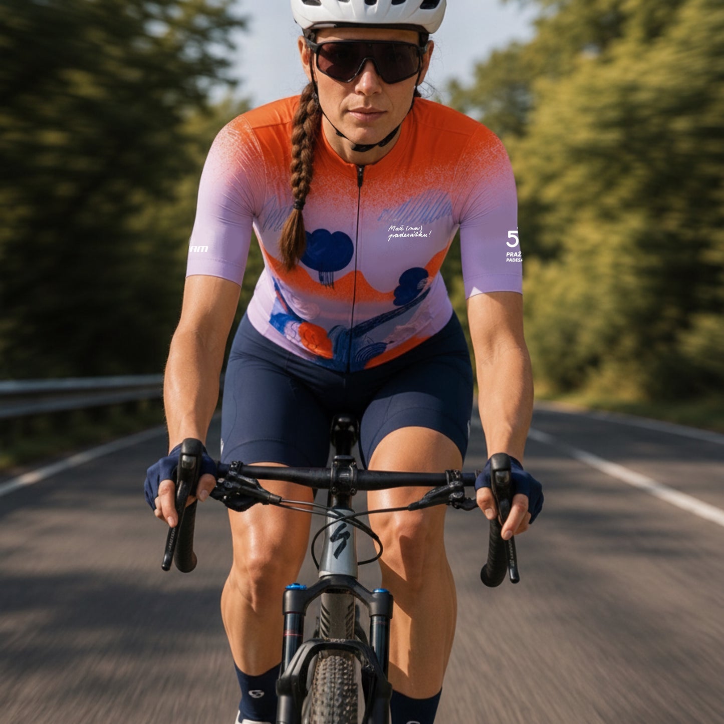 P50 x SWAM x Pihacheck: Dámský cyklistický dres SKINSAFE