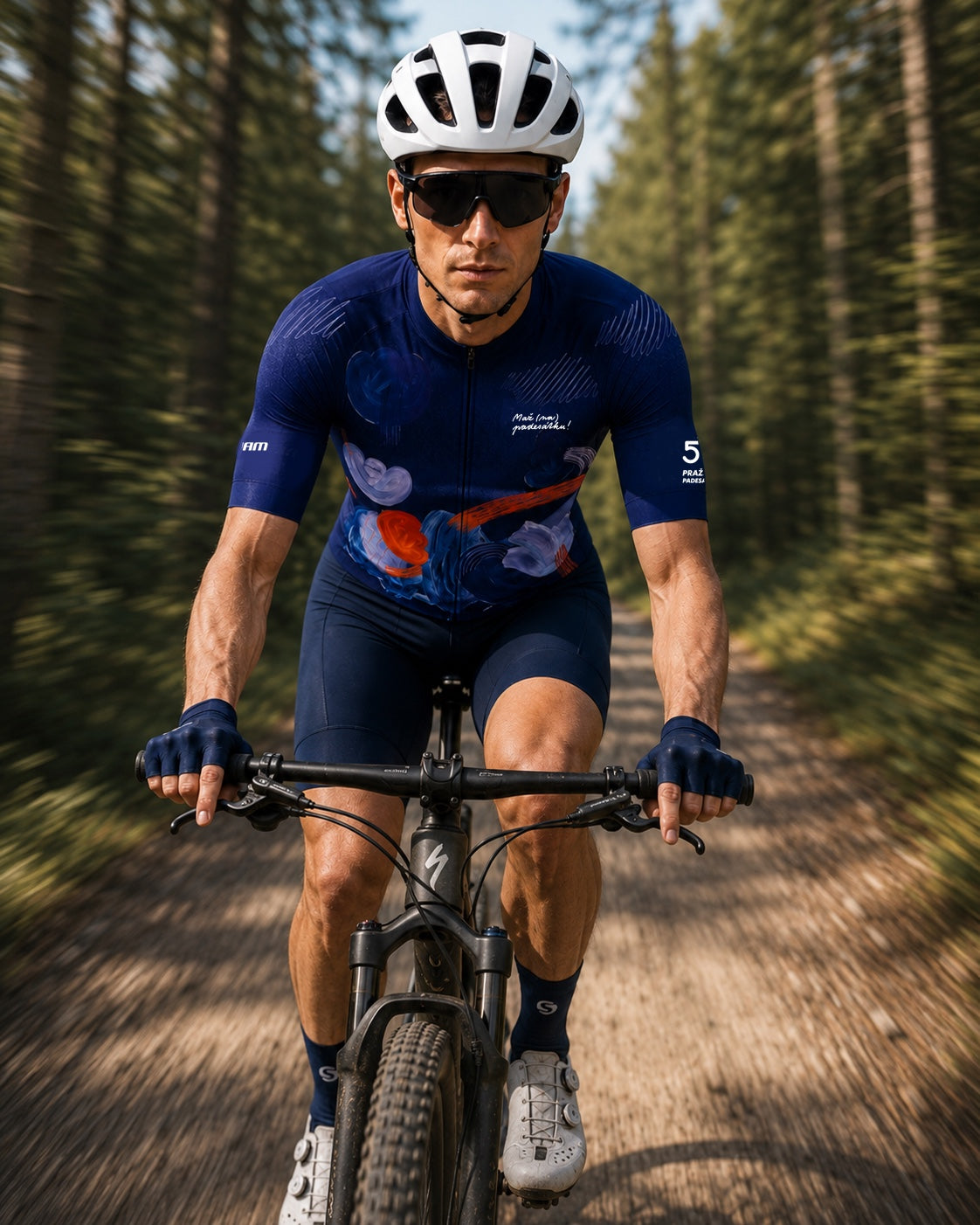 P50 x SWAM x Pihacheck: Pánský cyklistický dres SKINSAFE