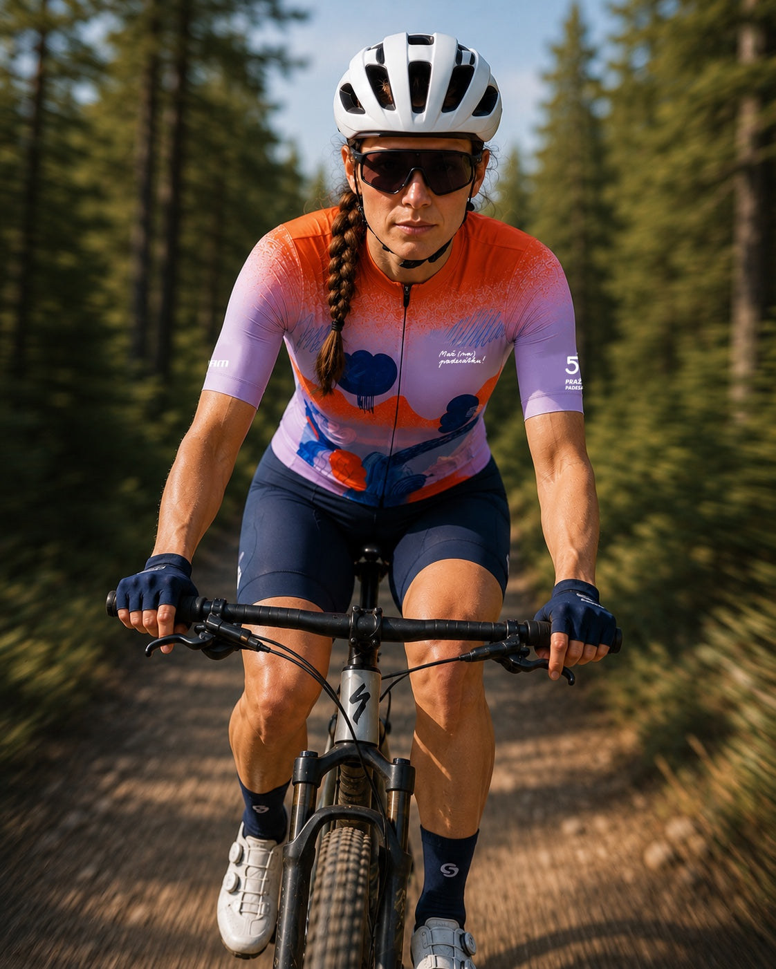 P50 x SWAM x Pihacheck: Dámský cyklistický dres SKINSAFE