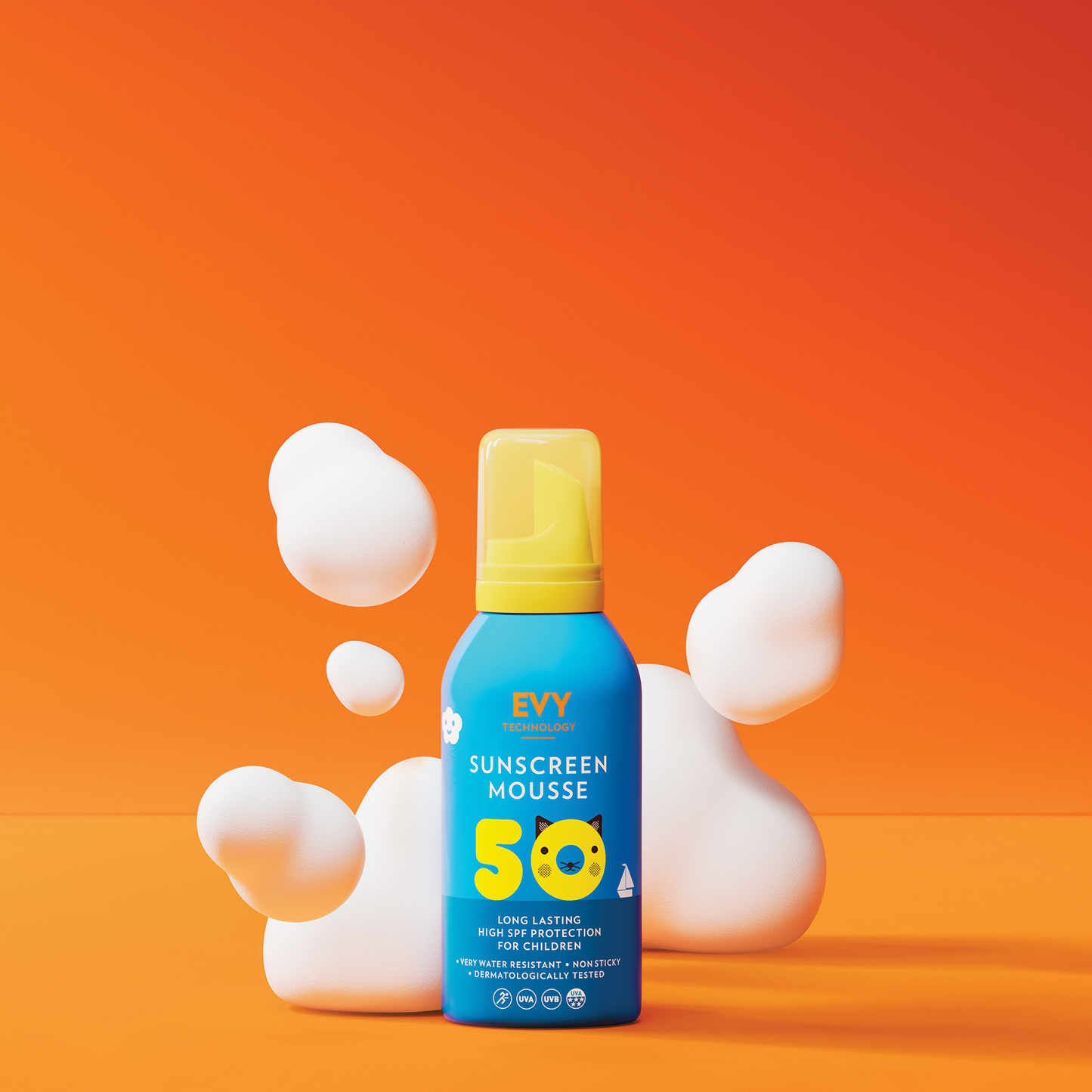 EVY Sunscreen Mousse Kids SPF 50 (150ml)