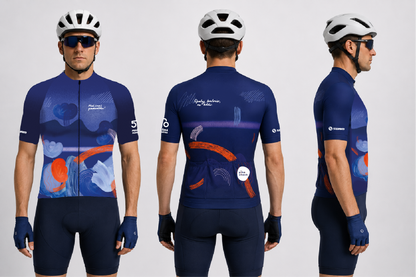 P50 x SWAM x Pihacheck: Pánský cyklistický dres SKINSAFE