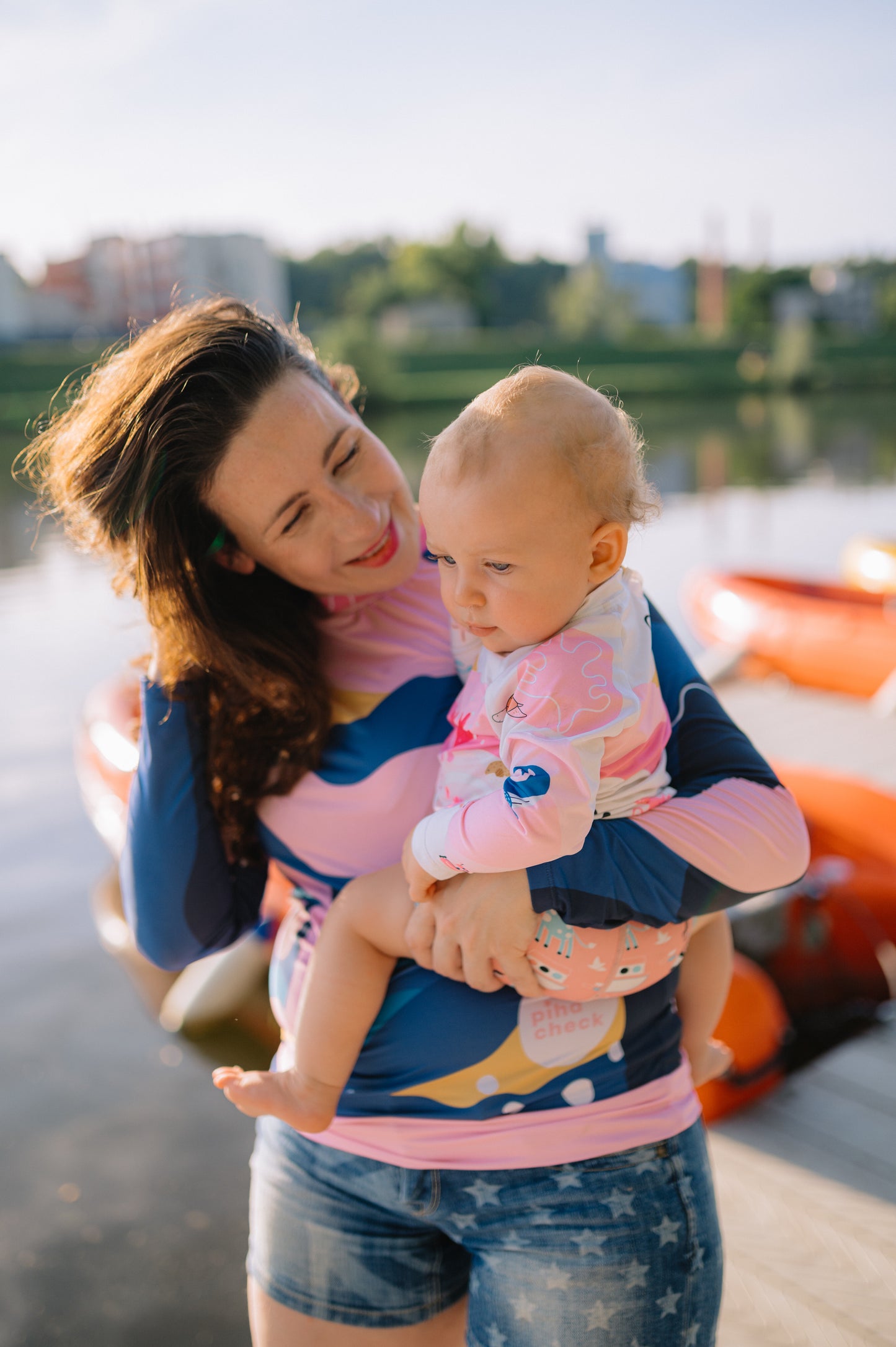 DĚTSKÉ OUTDOOR TRIKO S UPF 50 - růžové