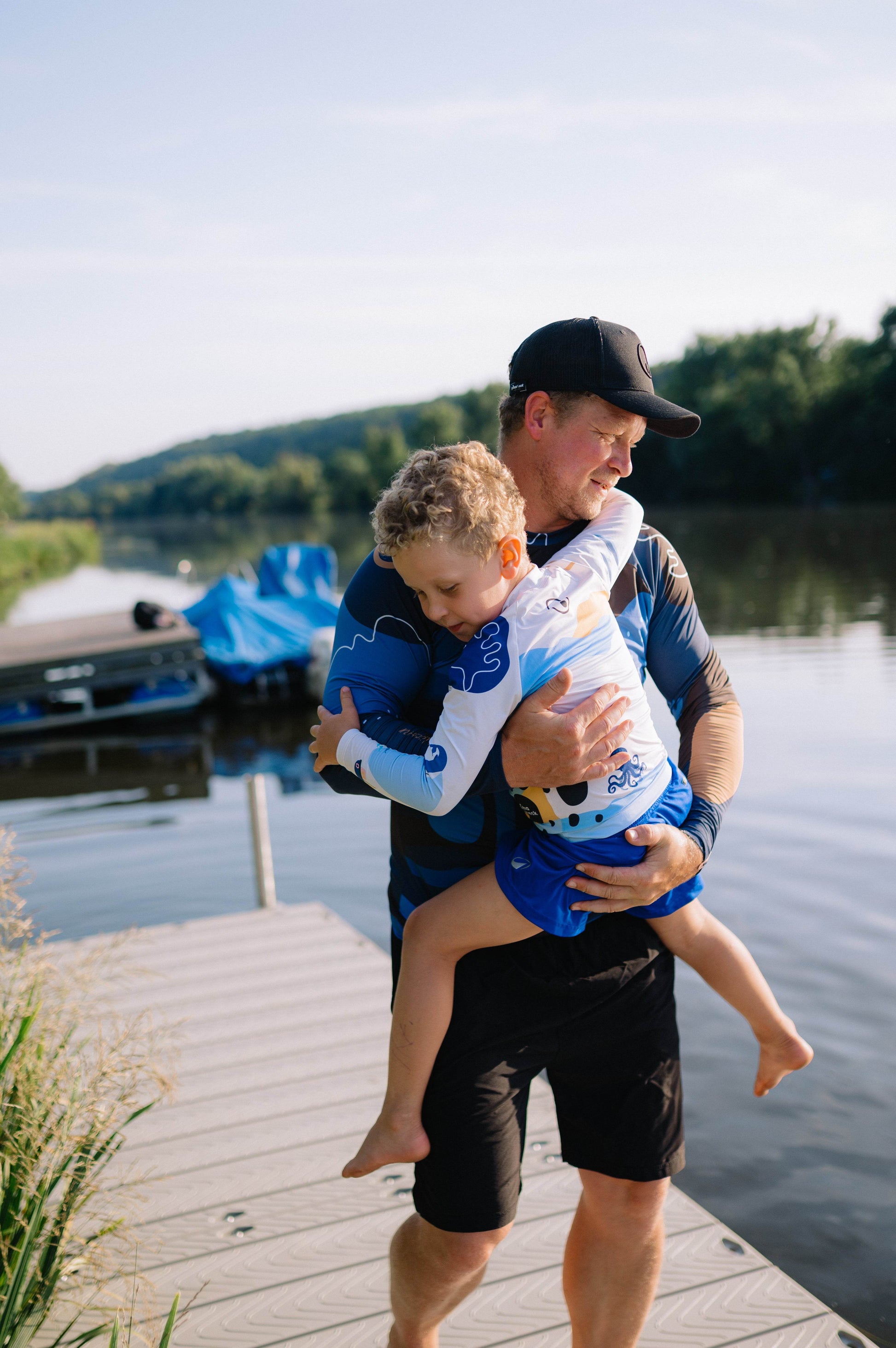 DĚTSKÉ OUTDOOR TRIKO S UPF 50 - modré - Pihacheck