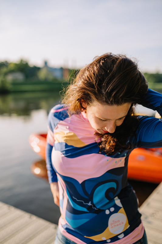 OUTDOOR TRIKO S UPF 50 - RŮŽOVÉ