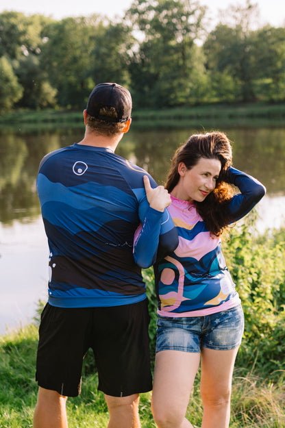 OUTDOOR TRIKO S UPF 50 - RŮŽOVÉ