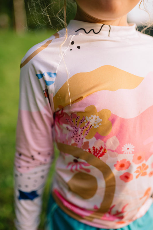 DĚTSKÉ OUTDOOR TRIKO S UPF 50 - růžové - Pihacheck