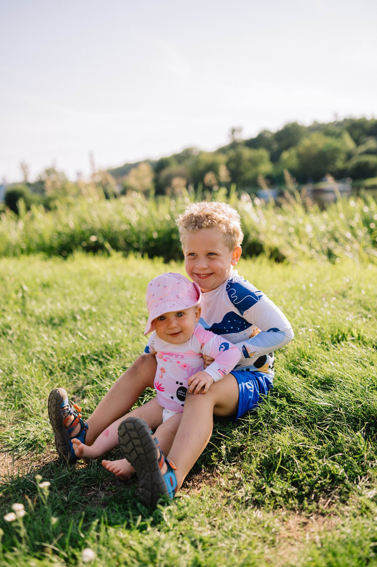 DĚTSKÉ OUTDOOR TRIKO S UPF 50 - modré - Pihacheck