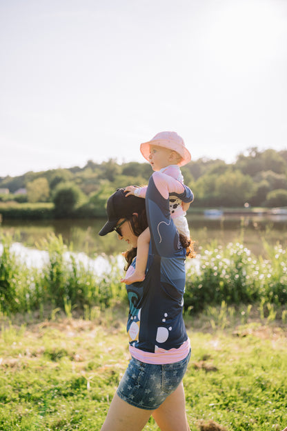 OUTDOOR TRIKO S UPF 50 - RŮŽOVÉ