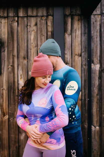 Funkční triko zimní, UPF 1000 - růžové