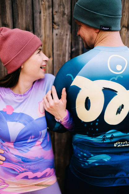 Funkční triko zimní, UPF 1000 - růžové