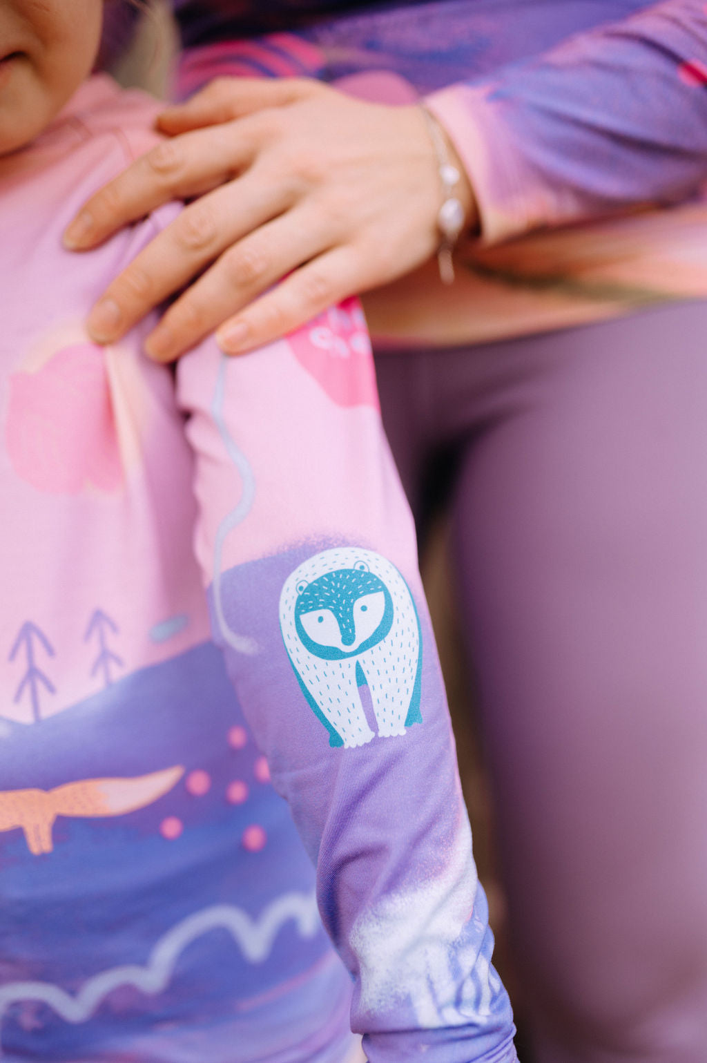 Dětské funkční triko zimní, UPF 1000 - růžové