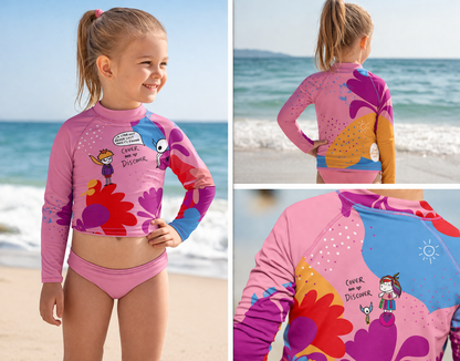 KOLEKCE 2026 - DĚTSKÉ OUTDOOR TRIKO S UPF 50+ - růžové